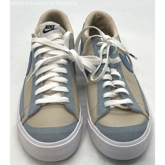 Nike Blazer Low '77 Vintage Men DQ9700-900 Tan Blue Size 9 NWOB Flawless - Picture 1 of 10